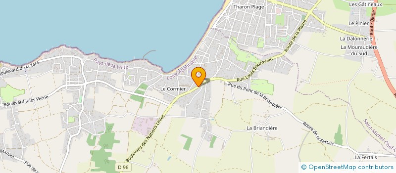 localisation de l'entreprise MONSIEUR JEAN AMAR à LA PLAINE-SUR-MER
