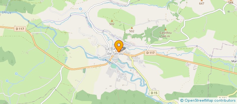 localisation de l'entreprise MONSIEUR JEAN AMARDEIL à LA BASTIDE-DE-SEROU