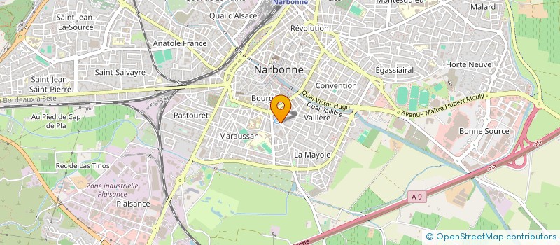 localisation de l'entreprise MONSIEUR JEAN AMAT à NARBONNE