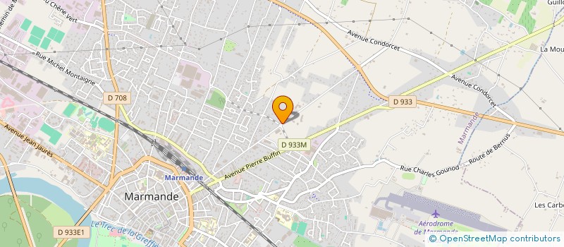 localisation de l'entreprise MONSIEUR JEAN AMEDEE  MARMANDE