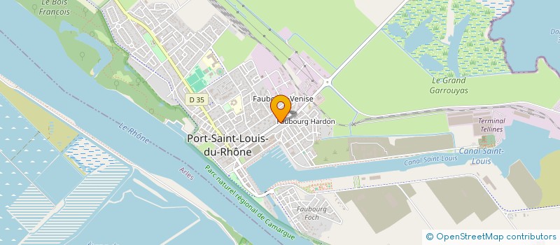 localisation de l'entreprise MONSIEUR JEAN AMESLANT à PORT-SAINT-LOUIS-DU-RHONE