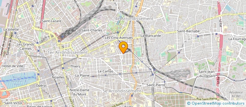 localisation de l'entreprise MONSIEUR JEAN AMIC à MARSEILLE