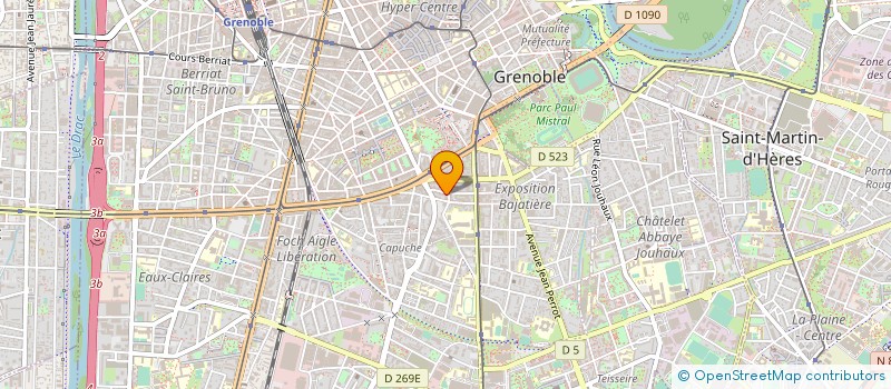 localisation de l'entreprise MONSIEUR JEAN AMICHAUD à GRENOBLE