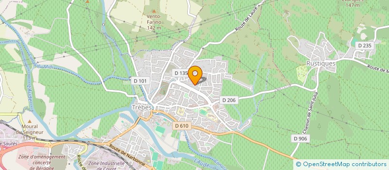 localisation de l'entreprise MONSIEUR JEAN AMIEL  LAURE MINERVOIS