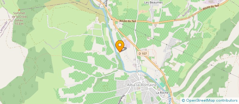 localisation de l'entreprise MONSIEUR JEAN AMOROS à ALBA-LA-ROMAINE