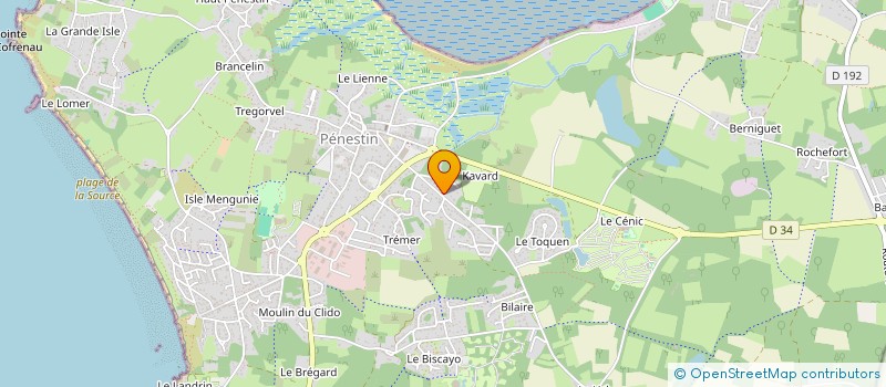 localisation de l'entreprise MONSIEUR JEAN AMOUREAU  PENESTIN