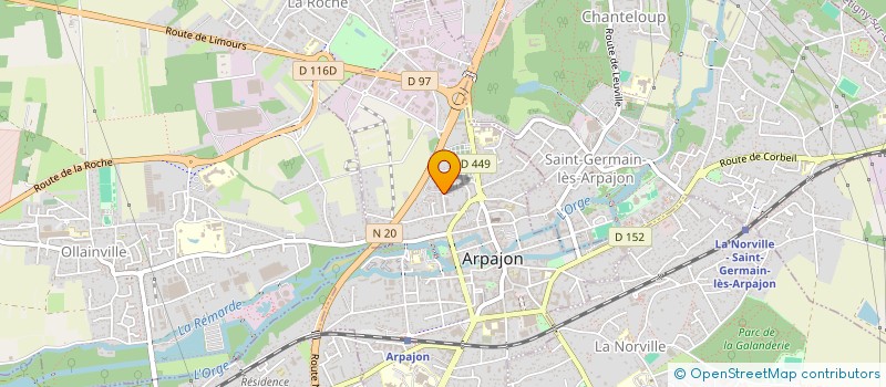 localisation de l'entreprise MONSIEUR JEAN AMOUSSOU à ARPAJON
