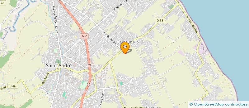 localisation de l'entreprise MONSIEUR JEAN ANAMOUTOU à SAINT-ANDRE
