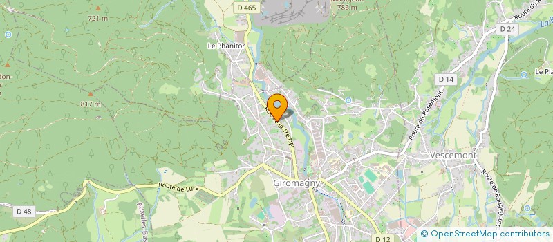 localisation de l'entreprise MONSIEUR JEAN ANDERHUBER à GIROMAGNY