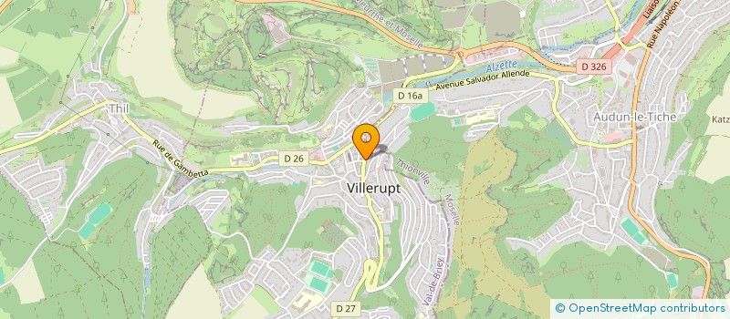 localisation de l'entreprise MONSIEUR JEAN ANDERLINI  VILLERUPT