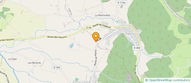 localisation de l'entreprise MONSIEUR JEAN ANDRE à CHATEAUDOUBLE