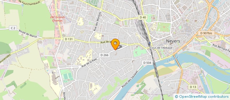 localisation de l'entreprise MONSIEUR JEAN ANDRE à NEVERS