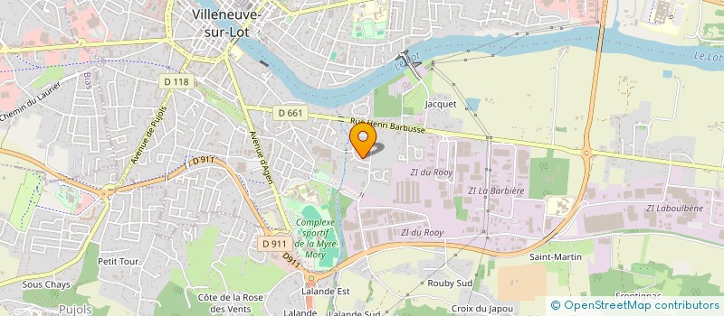 localisation de l'entreprise MONSIEUR JEAN ANDRE  VILLENEUVE-SUR-LOT