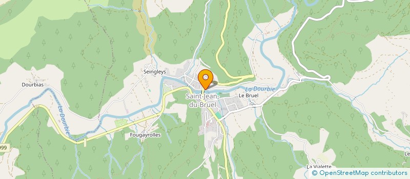 localisation de l'entreprise MONSIEUR JEAN ANDRE  LA CAVALERIE