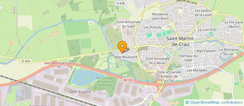 localisation de l'entreprise MONSIEUR JEAN ANDRE à SAINT-MARTIN-DE-CRAU