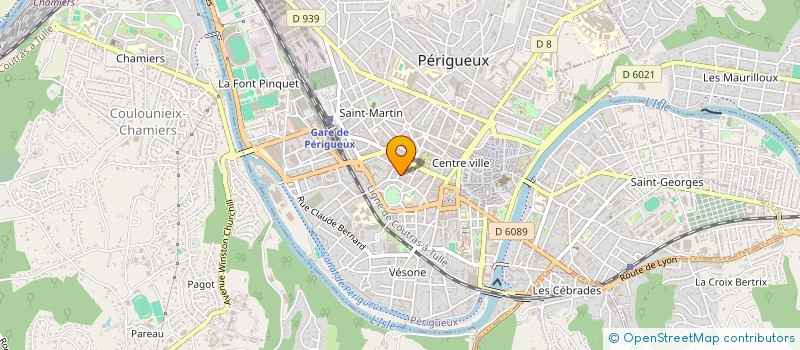 localisation de l'entreprise MONSIEUR JEAN ANDRE  PERIGUEUX