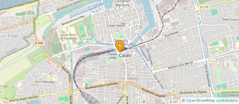 localisation de l'entreprise MONSIEUR JEAN ANDRE  CALAIS