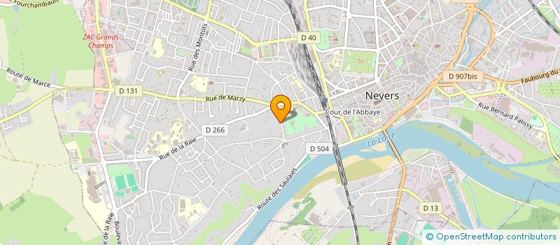 localisation de l'entreprise MONSIEUR JEAN-ANDRE BLANDIN à NEVERS