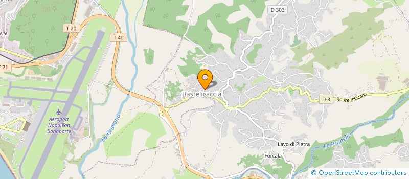 localisation de l'entreprise MONSIEUR JEAN-ANDRE BUCCHINI  ZICAVO