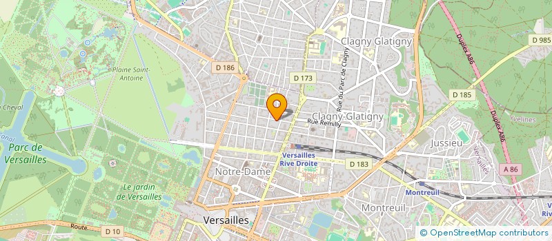localisation de l'entreprise MONSIEUR JEAN ANDREOLA-ALLEGRINI à VERSAILLES