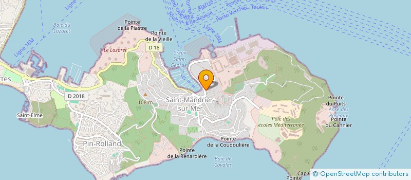 localisation de l'entreprise MONSIEUR JEAN ANDREOLI  SAINT-MANDRIER-SUR-MER