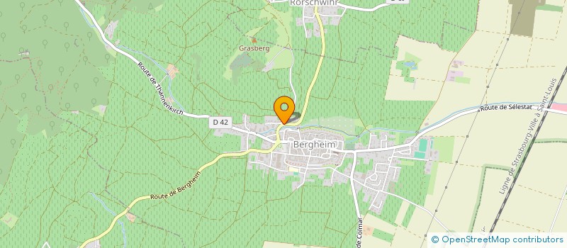 localisation de l'entreprise MONSIEUR JEAN ANDRES  BERGHEIM