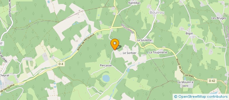 localisation de l'entreprise MONSIEUR JEAN ANDRIEU  VILLAMBLARD