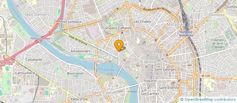 localisation de l'entreprise MONSIEUR JEAN ANDRIEU à TOULOUSE