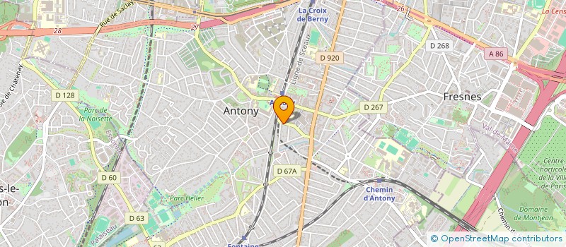 localisation de l'entreprise MONSIEUR JEAN ANDRIEUX à ANTONY