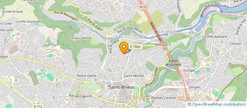 localisation de l'entreprise MONSIEUR JEAN ANDRO à SAINT-BRIEUC