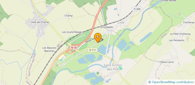 localisation de l'entreprise MONSIEUR JEAN ANGER  SAINT-FIRMIN-DES-PRES