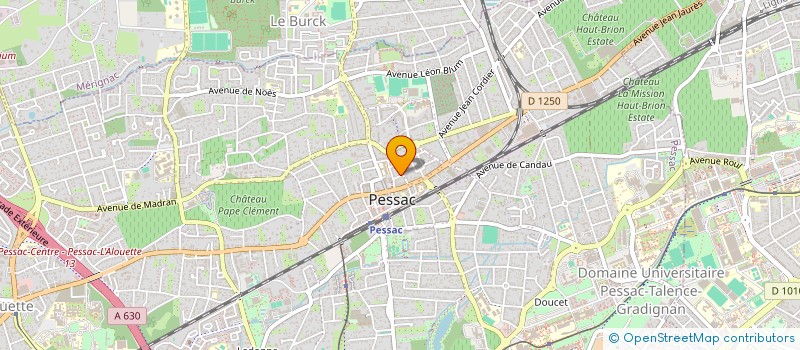 localisation de l'entreprise MONSIEUR JEAN ANGLADE  PESSAC