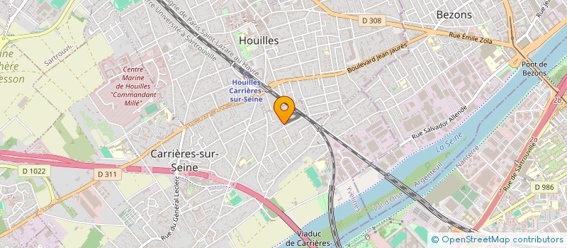 localisation de l'entreprise MONSIEUR JEAN ANIOLA  CARRIERES-SUR-SEINE