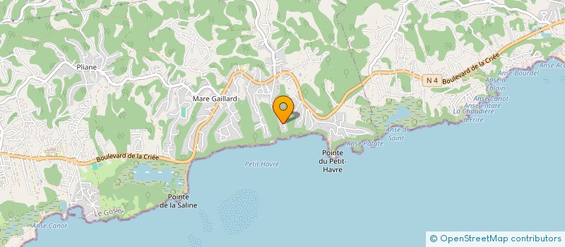 localisation de l'entreprise MONSIEUR JEAN ANJOULET  LE GOSIER