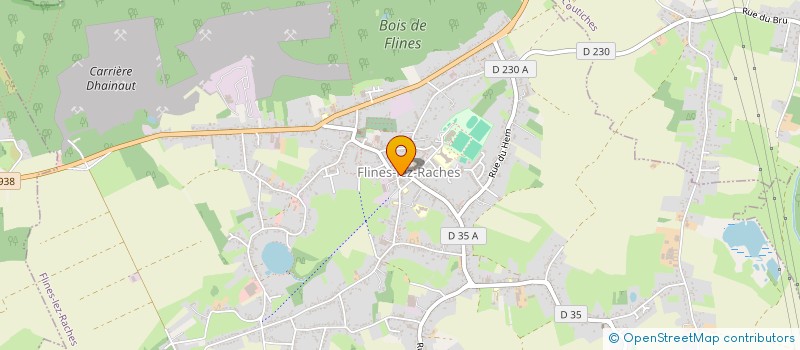 localisation de l'entreprise MONSIEUR JEAN ANNERON  FLINES-LEZ-RACHES