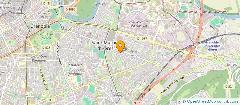 localisation de l'entreprise MONSIEUR JEAN ANSELMETTI  SAINT-MARTIN-D'HERES