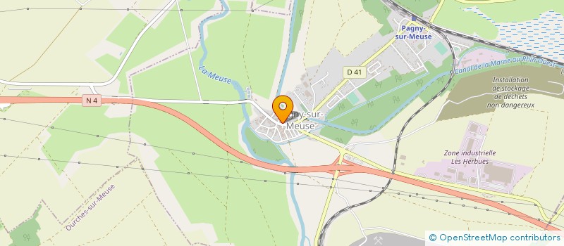 localisation de l'entreprise MONSIEUR JEAN ANTOINE à PAGNY-SUR-MEUSE