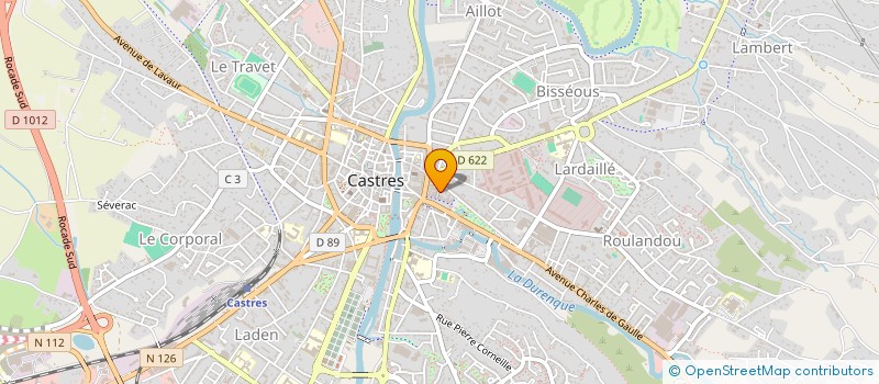 localisation de l'entreprise MONSIEUR JEAN-ANTOINE ESCANDE  CASTRES