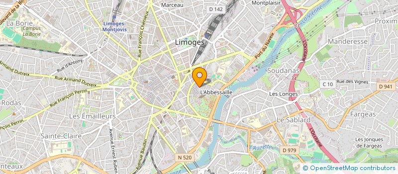 localisation de l'entreprise MONSIEUR JEAN-ANTOINE EXPOSITO à LIMOGES