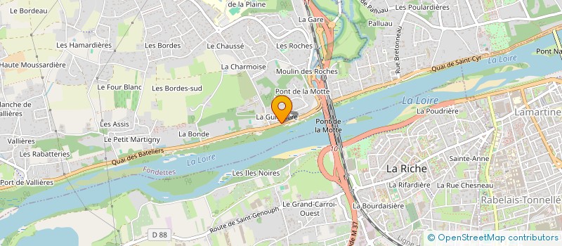 localisation de l'entreprise MONSIEUR JEAN-ANTOINE LOO DE VILLAINE à FONDETTES