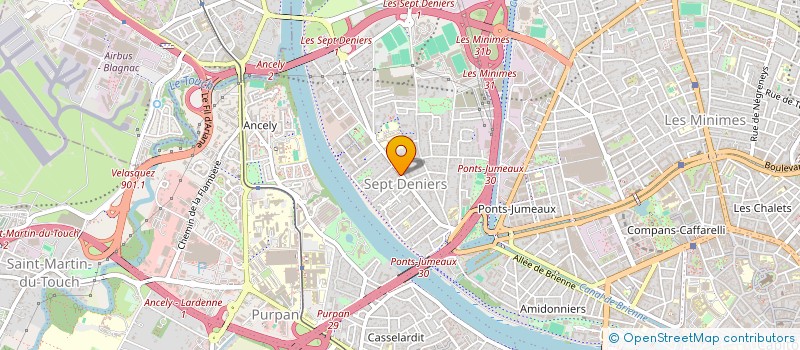 localisation de l'entreprise MONSIEUR JEAN-ANTOINE SANTIAGO  CASTELGINEST