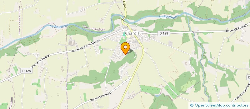 localisation de l'entreprise MONSIEUR JEAN ANTON  CHAROLS