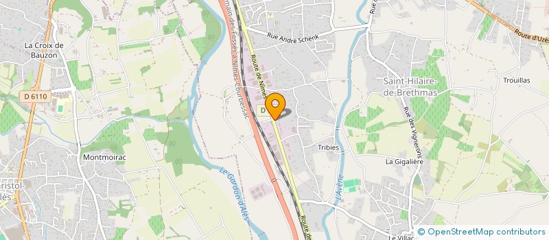 localisation de l'entreprise MONSIEUR JEAN APARISI  SAINT-HILAIRE-DE-BRETHMAS