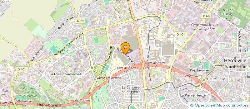 localisation de l'entreprise MONSIEUR JEAN ARAGNOUET à CAEN
