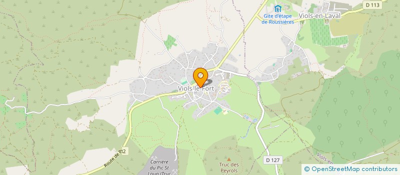 localisation de l'entreprise MONSIEUR JEAN ARCELLI  VIOLS-LE-FORT