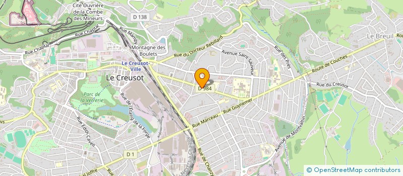 localisation de l'entreprise MONSIEUR JEAN ARCHAMBAUD à LE CREUSOT