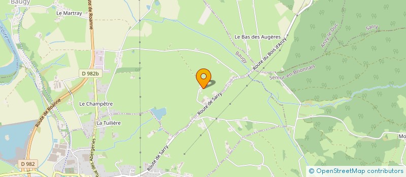 localisation de l'entreprise MONSIEUR JEAN ARCIER  BAUGY