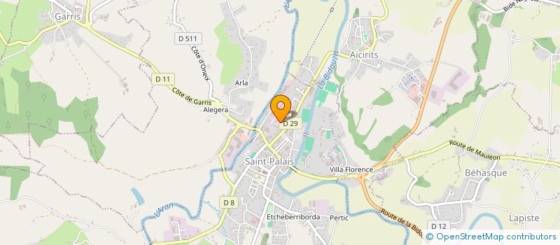 localisation de l'entreprise MONSIEUR JEAN ARCOUNDO  AMENDEUIX-ONEIX