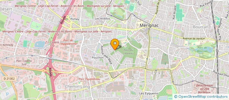 localisation de l'entreprise MONSIEUR JEAN ARDOIN à MERIGNAC