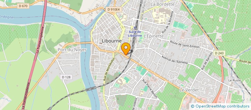 localisation de l'entreprise MONSIEUR JEAN ARENAS  LIBOURNE